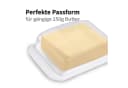Pro Home Butterdose mit Deckel Weiß Anthrazit Kunststoff Bild 4