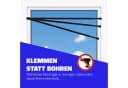 Bestlivings Spannstange Klemmfix Ø 13 mm ausdrehbar Metall Bild 3