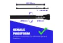 Bestlivings Spannstange ohne Bohren Ø19mm Schwarz Metall Bild 1