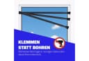 Bestlivings Spannstange ohne Bohren Ø19mm Schwarz Metall Bild 3