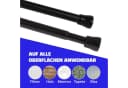 Bestlivings Spannstange ohne Bohren Ø19mm Schwarz Metall Bild 4