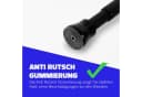 Bestlivings Spannstange ohne Bohren Ø19mm Schwarz Metall Bild 5