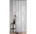 Arsvita Gardine Dekoschal Jaquard Weiß Transparent Stangendurchzug Bild 2