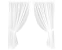 Arsvita Vorhang Transparent Voile Gardinenset Stangendurchzug Bild 5