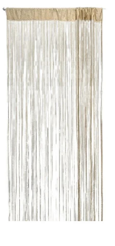 Arsvita Fadenvorhang Gold mit Lurex-Veredelung - Bild 2