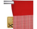 Arsvita Fadenvorhang Prince Rot Stangendurchzug Kürzbar Bild 4