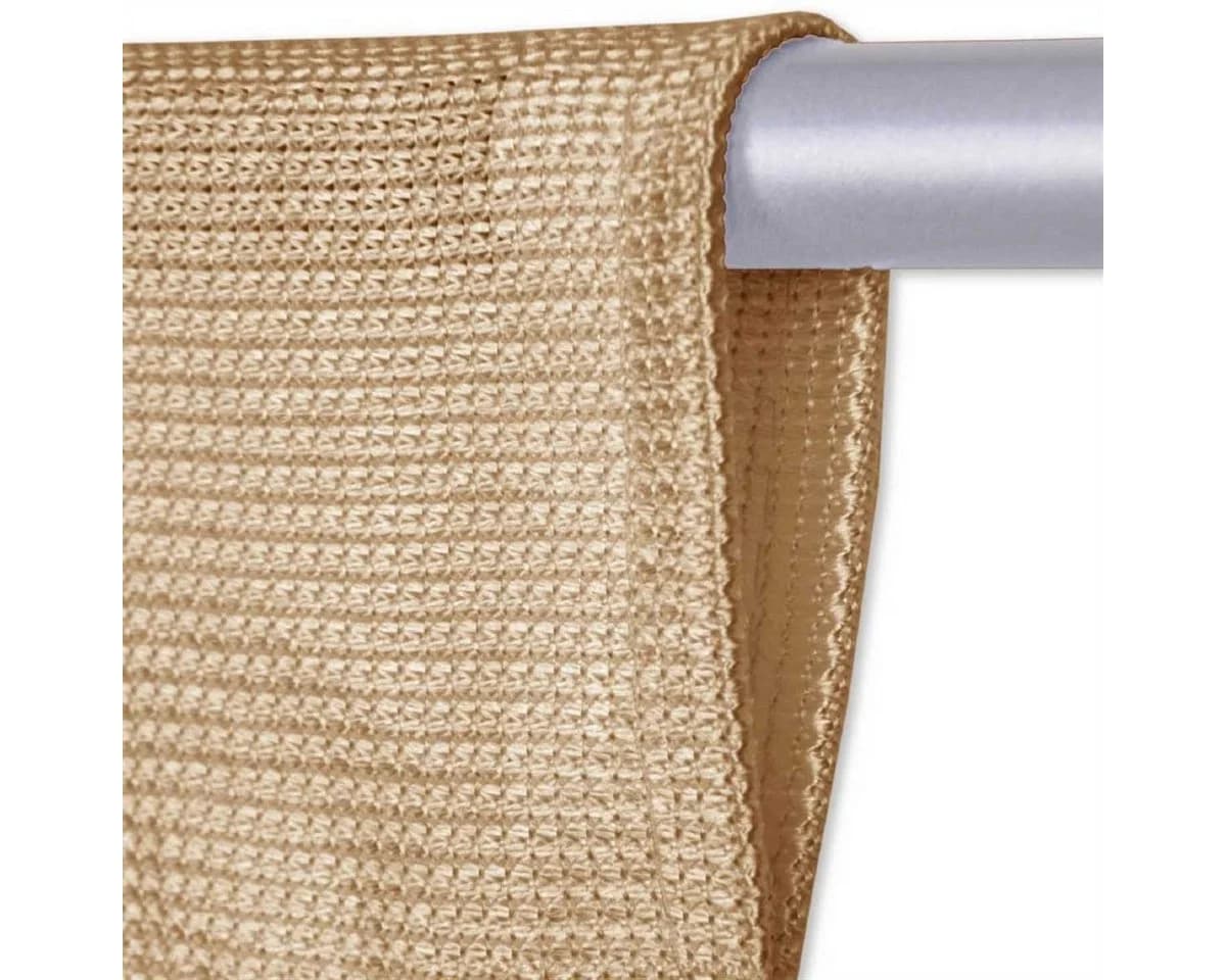 Arsvita Fadenvorhang Prince Beige Stangendurchzug Kürzbar