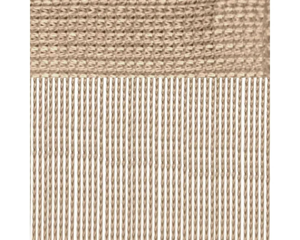 Arsvita Fadenvorhang Prince Beige Stangendurchzug Kürzbar - Bild 5