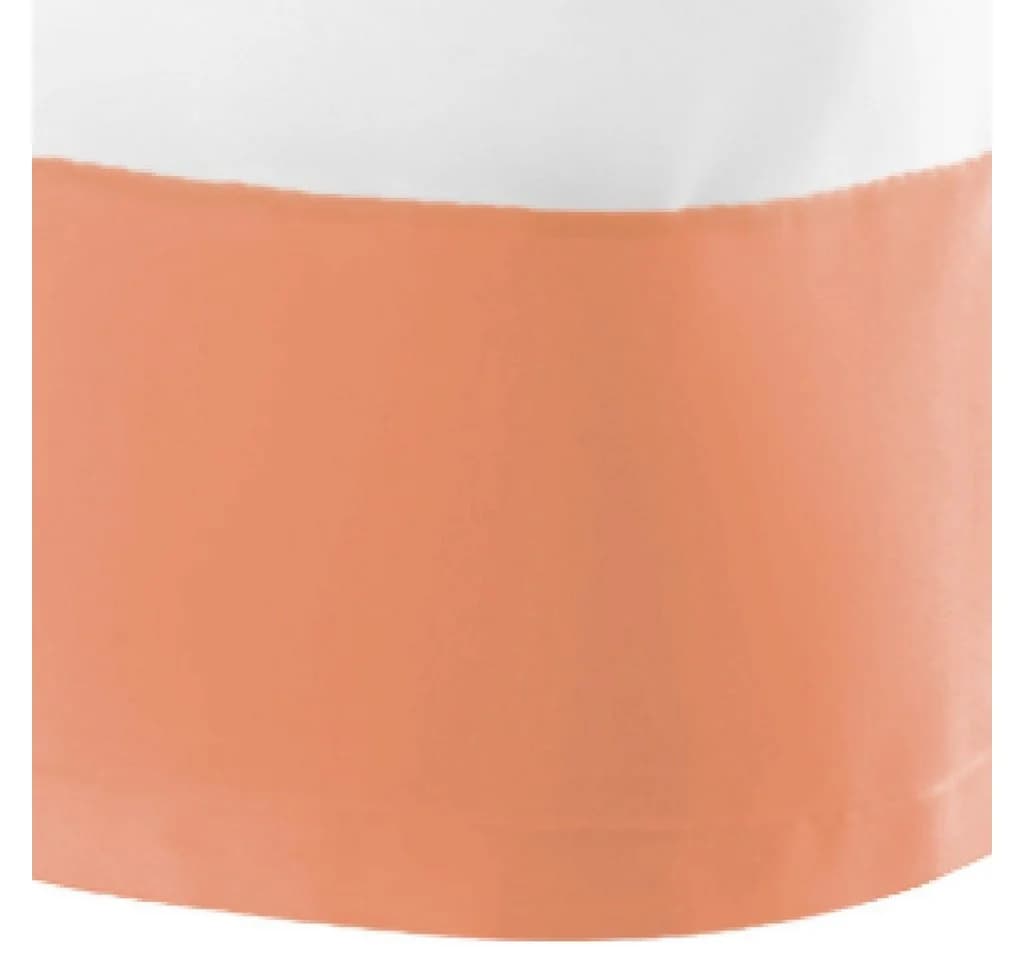 Arsvita Bistrogardine mit Schlaufen Transparent Orange Voile - Bild 4