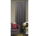 Arsvita Vorhang Grau Streifen Polyester Halbtransparent Bild 1