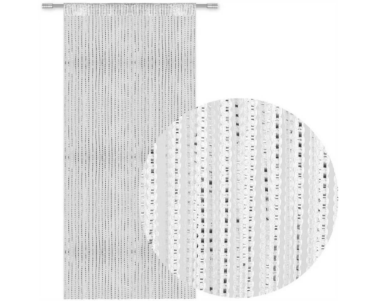 Arsvita Fadengardine Transparent mit Metallic-Streifen - Bild 4