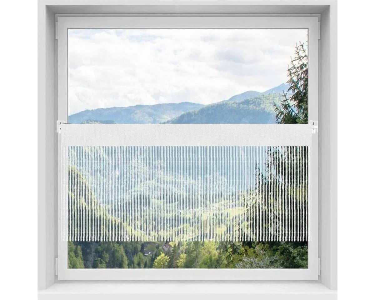 Arsvita Fadengardine Transparent Weiß 150x60cm - Bild 2