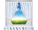 Arsvita Gardinenset 2-tlg. Transparent Voile Stangendurchzug Bild 1