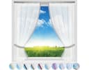 Arsvita Vorhang Transparent Stangendurchzug Gardinenset Voile Bild 1