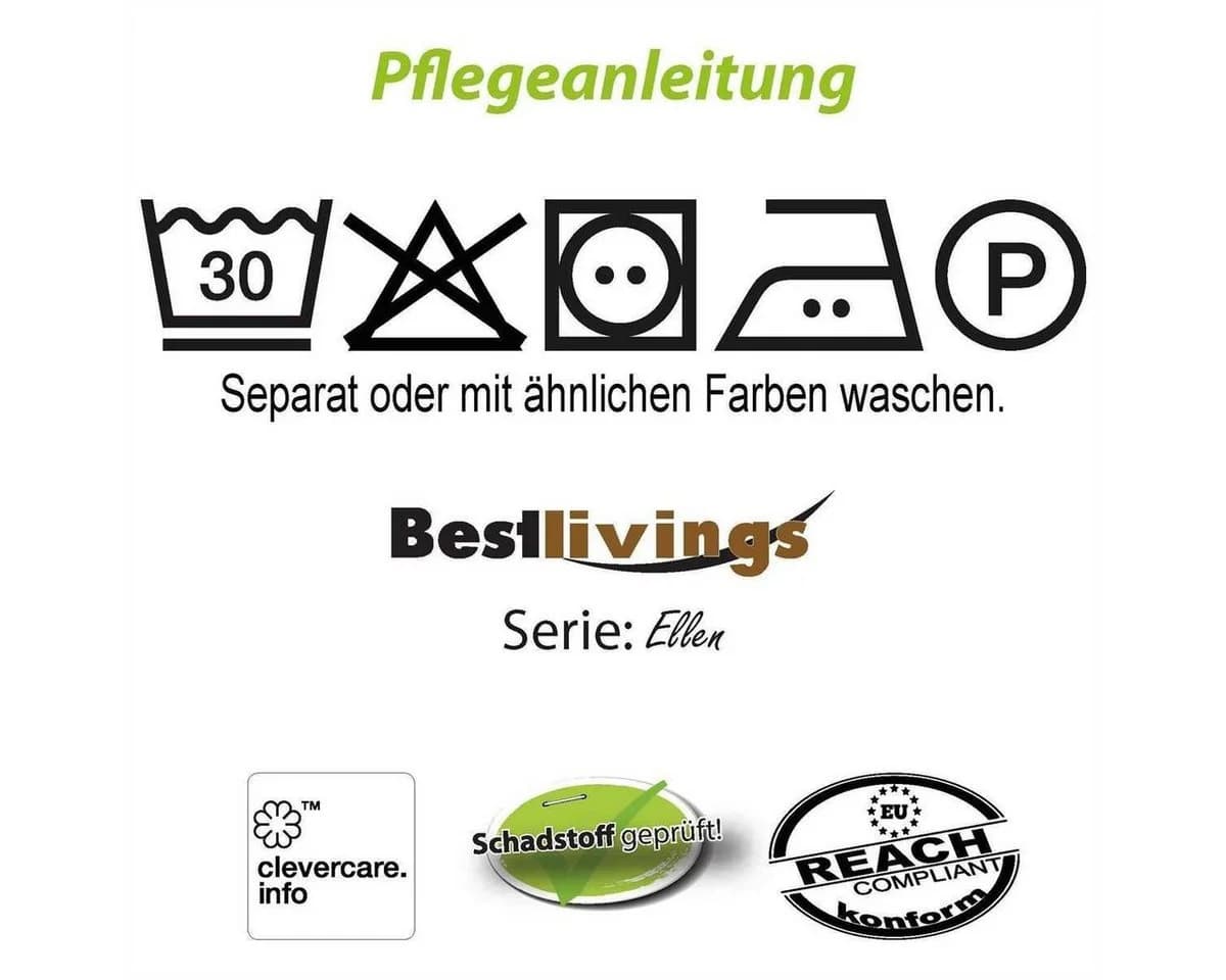 Bestlivings Kissenbezug für Nackenrolle Grün Microfaser - Bild 3