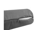 Bestlivings Kissenbezug Nackenrolle samtweiche Polyester-Mikrofaser Grau Bild 1