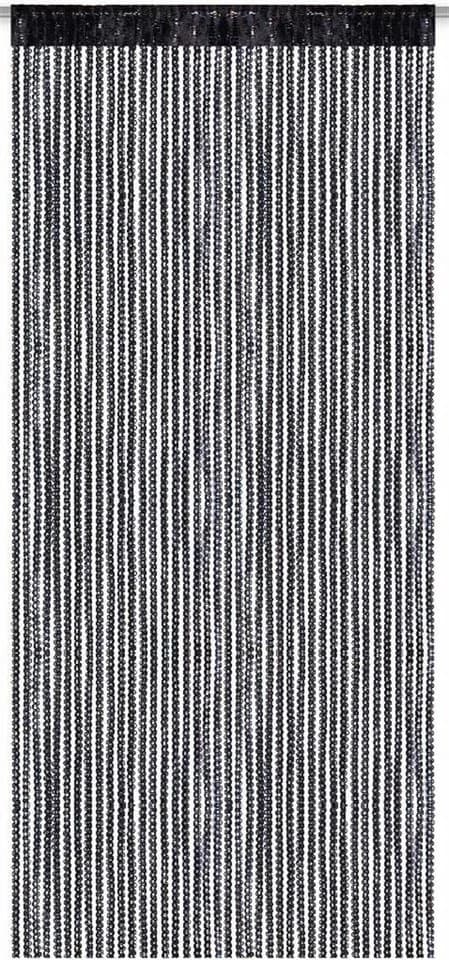 Arsvita Fadengardine Transparent Schwarz mit Metallic-Effekt - Bild 2