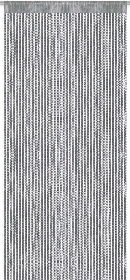Arsvita Fadengardine Silber Transparent Metallic-Effekt mit Stangendurchzug - Bild 2