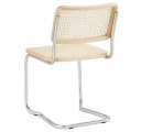 k-hometrends KADEN 2er-Set Freischwinger Buchenholz Wiener Geflecht Bild 3