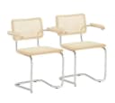 k-hometrends Freischwinger KADEEM 2er-Set Buche Wiener Geflecht Bild 2