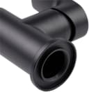 CORNAT Spültischarmatur Noir Round Schwarz Einhebelmischer Industrial Look Bild 4