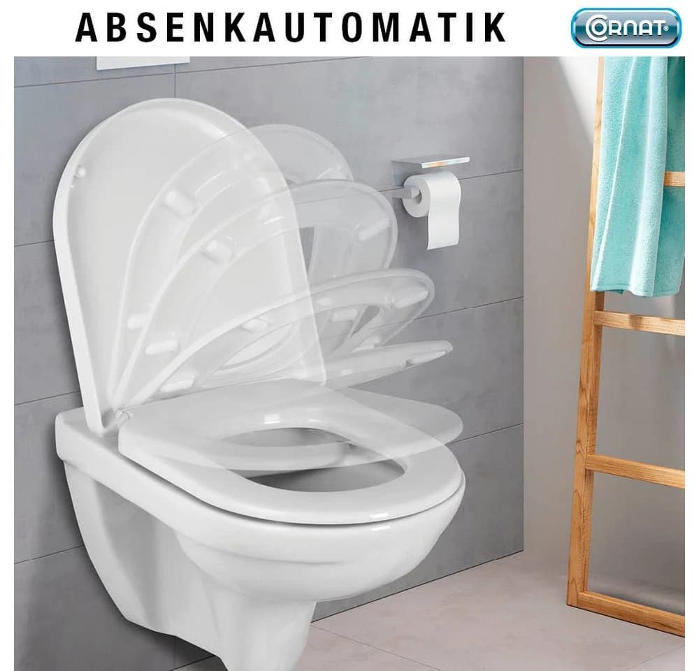 CORNAT WC-Sitz PREMIUM 10 Weiß mit Soft-Close-Funktion - Bild 4