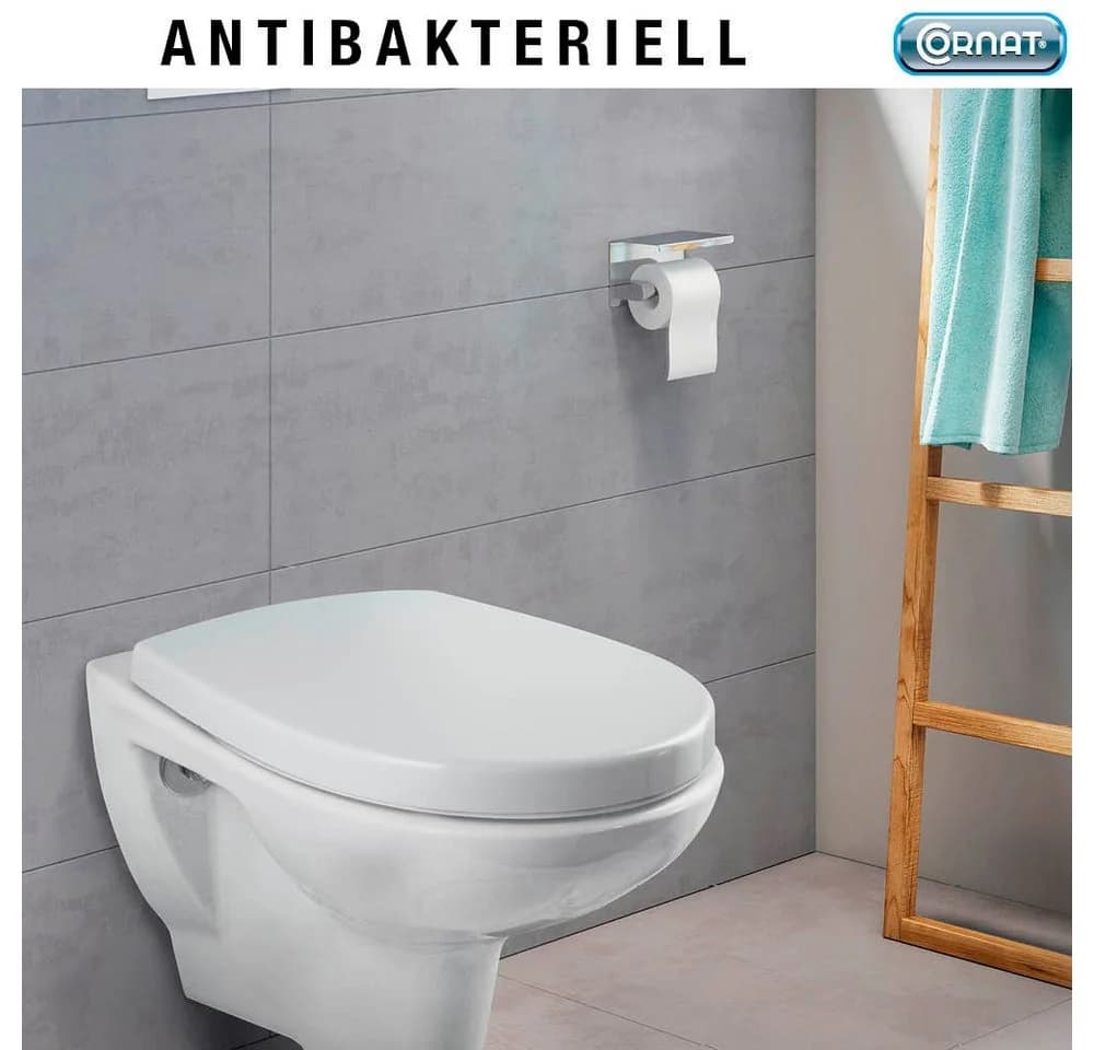 CORNAT WC-Sitz PREMIUM 10 Weiß mit Soft-Close-Funktion