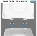CORNAT WC-Sitz PREMIUM 10 Weiß mit Soft-Close-Funktion Bild 3