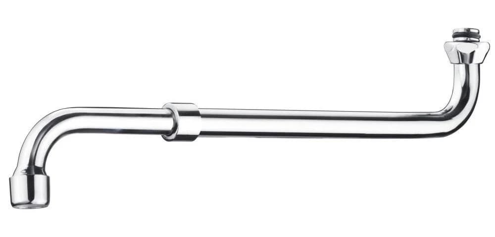 CORNAT Rohrauslauf S-Form 27-44 cm verchromt
