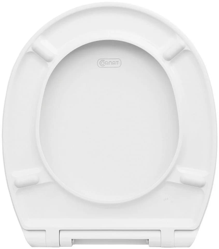 CORNAT WC-Sitz Klassisch Weiß Duroplast Quick up Clean Funktion - Bild 3