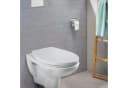 CORNAT WC-Sitz Flaches Design Pflegeleichter Duroplast Quick up, Clean Funktion Absenkautomatik Montage von oben Bild 1