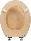 CORNAT WC-Sitz Kiefer Echtholz Absenkautomatik Braun Bild 3