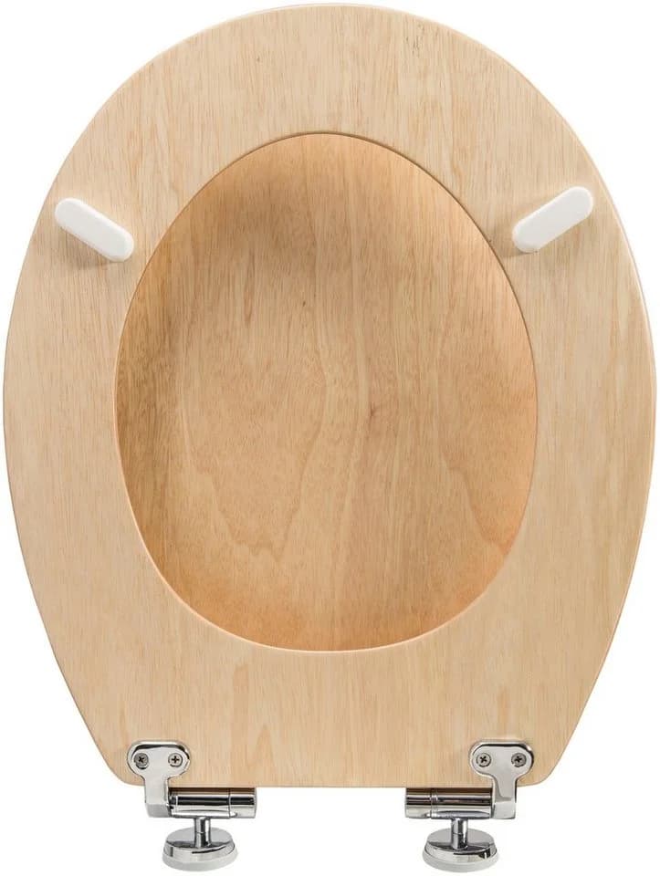 CORNAT WC-Sitz Kiefer Echtholz Absenkautomatik Braun - Bild 3