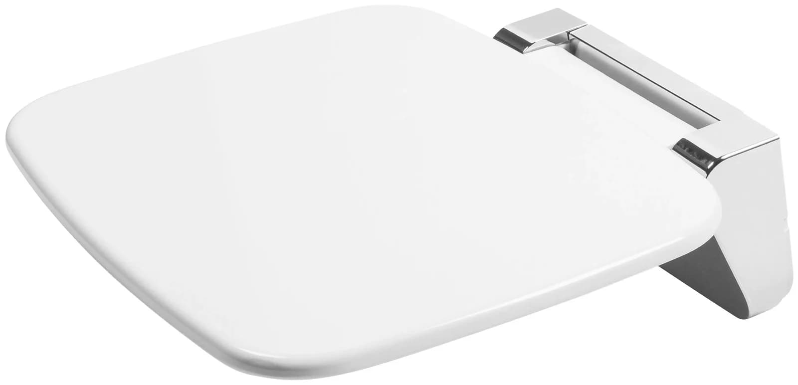 Duschklappsitz CORNAT Rutschfeste Sitzfläche Weiß