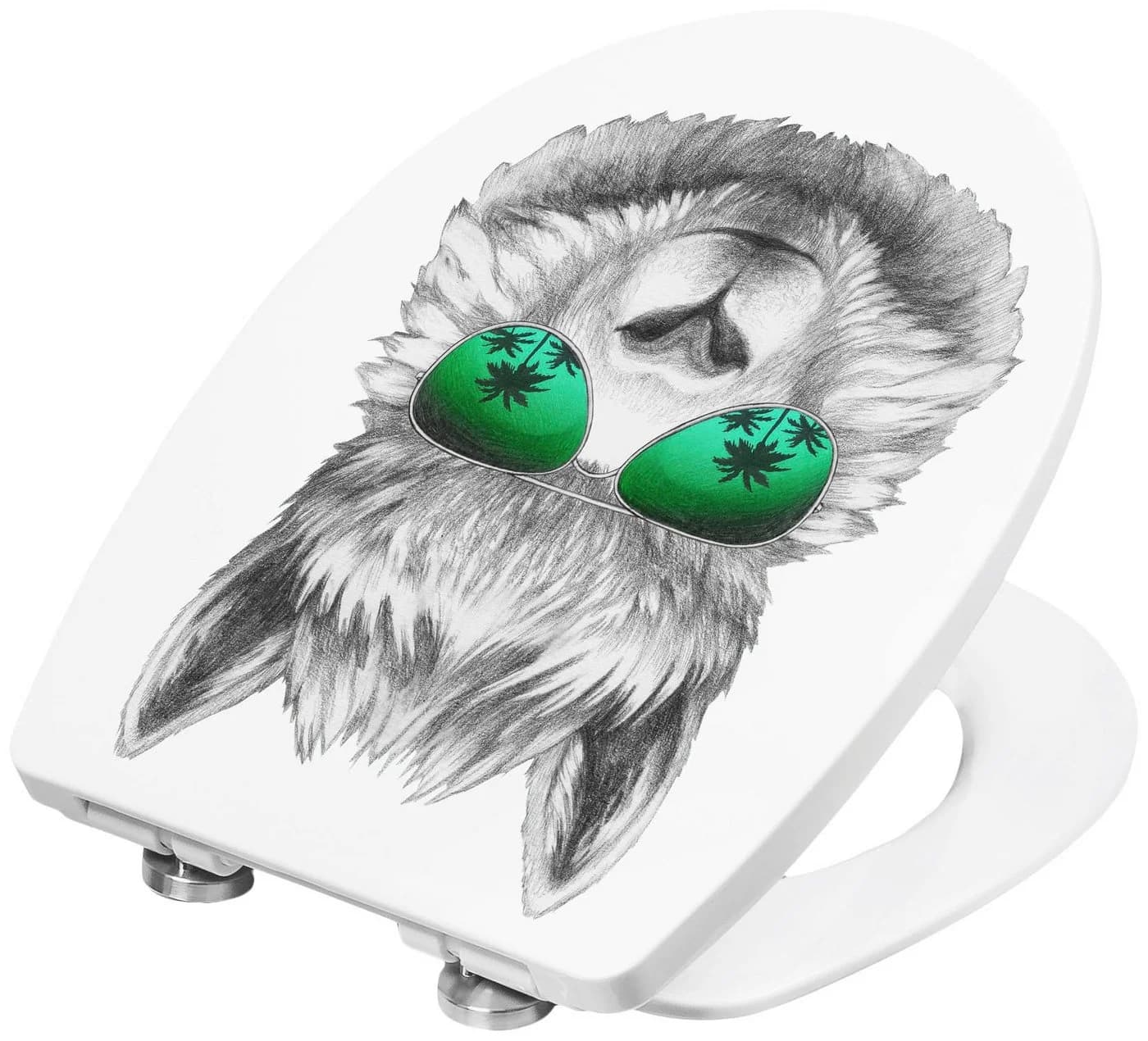CORNAT WC-Sitz mit 3D-Optik, Absenkautomatik & Quick up & Clean - Bunt - Bild 2