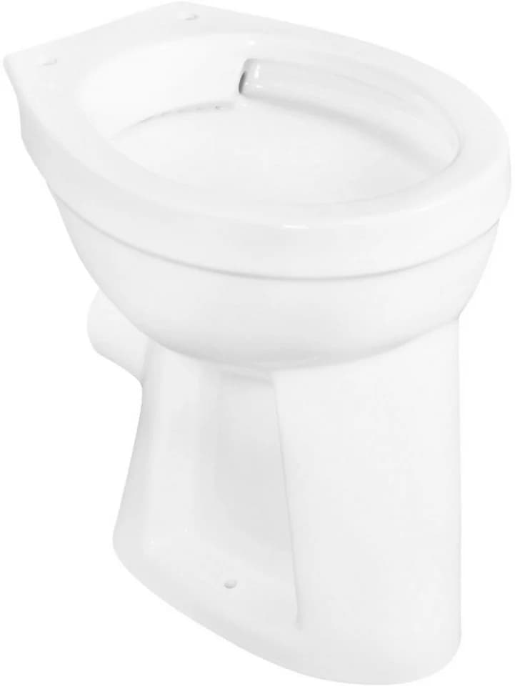 CORNAT Stand WC erhöht 45,5 cm spülrandlos Flachspüler