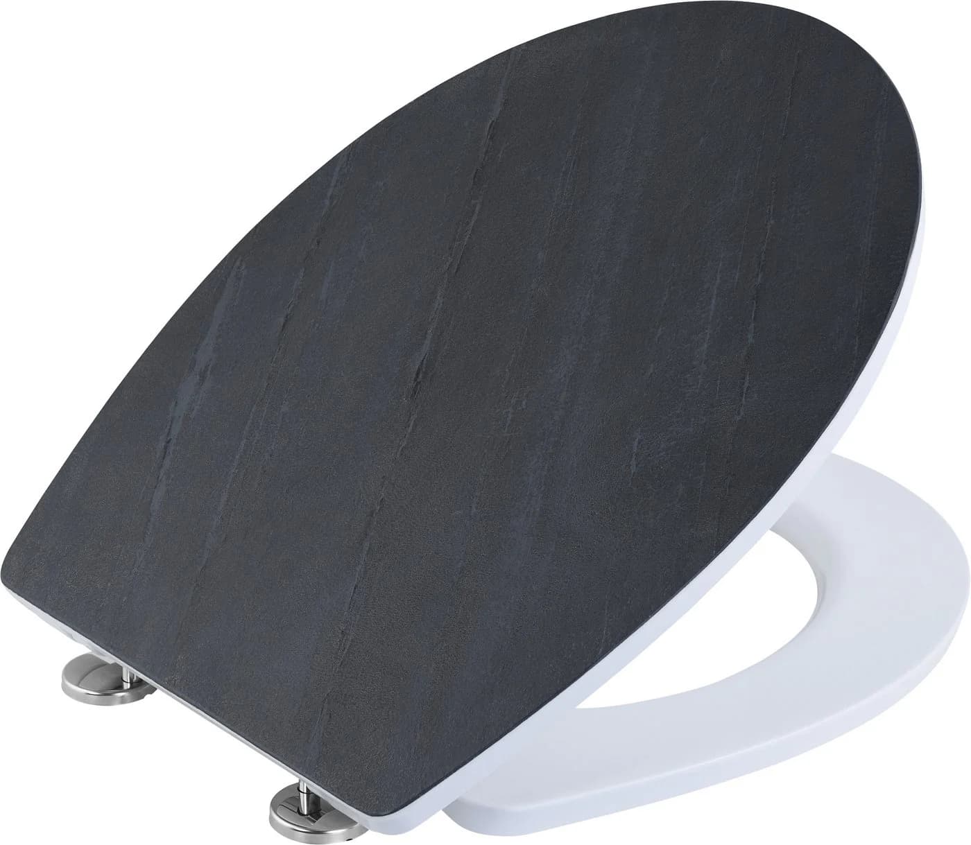 CORNAT WC-Sitz Duroplast anthrazit SoftClose Quick Release - Bild 1