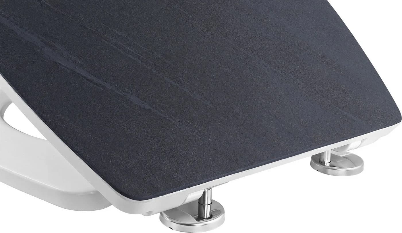 CORNAT WC-Sitz Duroplast anthrazit SoftClose Quick Release - Bild 4
