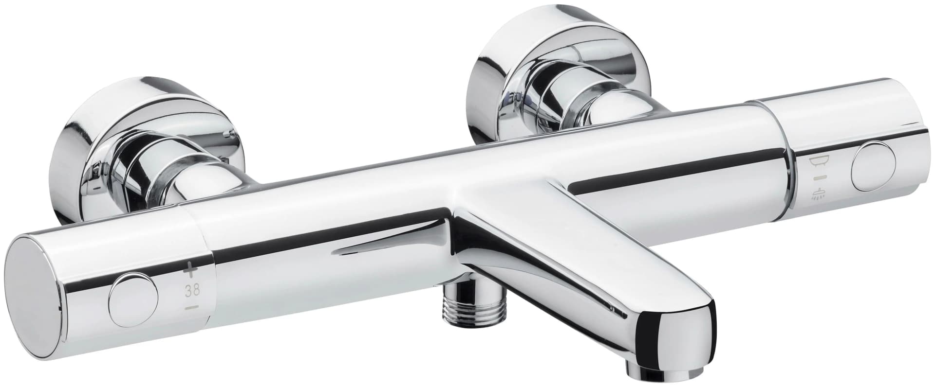 CORNAT Wannenthermostat Derval Messing verchromt Silber - Bild 5