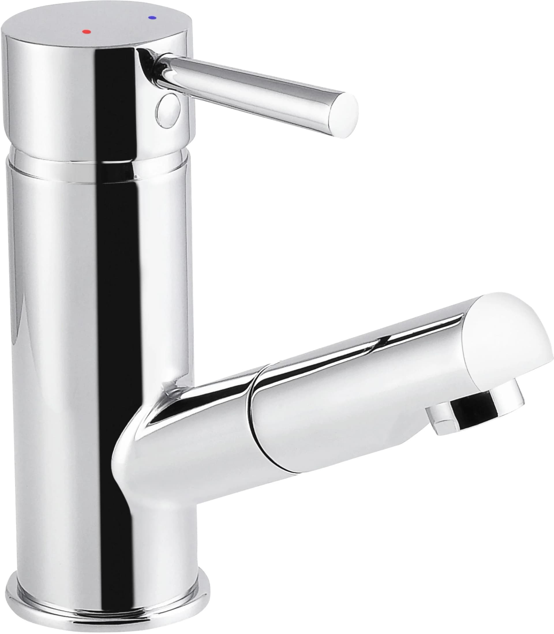 CORNAT Waschtischarmatur Fuerte Silber Messing verchromt