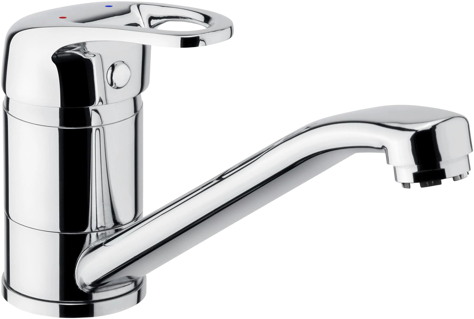 CORNAT Spültischarmatur Tavira Silber Verchromt Messing
