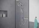 CORNAT Duschsystem Carballo Eckig Chromfarben Bild 1