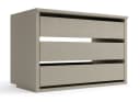 Rauch Schubladeneinsatz ORANGE Beige Leinenoptik Bild 2