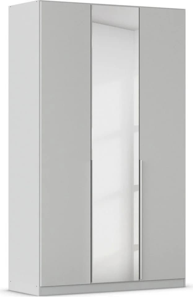 OTTO HOME Kleiderschrank AGORDO Seidengrau Drehtürenschrank mit Spiegel - Bild 2