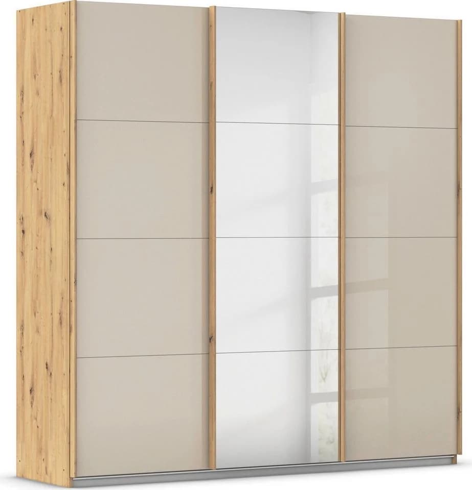 OTTO HOME Schwebetürenschrank AGORDO mit Glasfront Beige Eiche Artisan - Bild 2