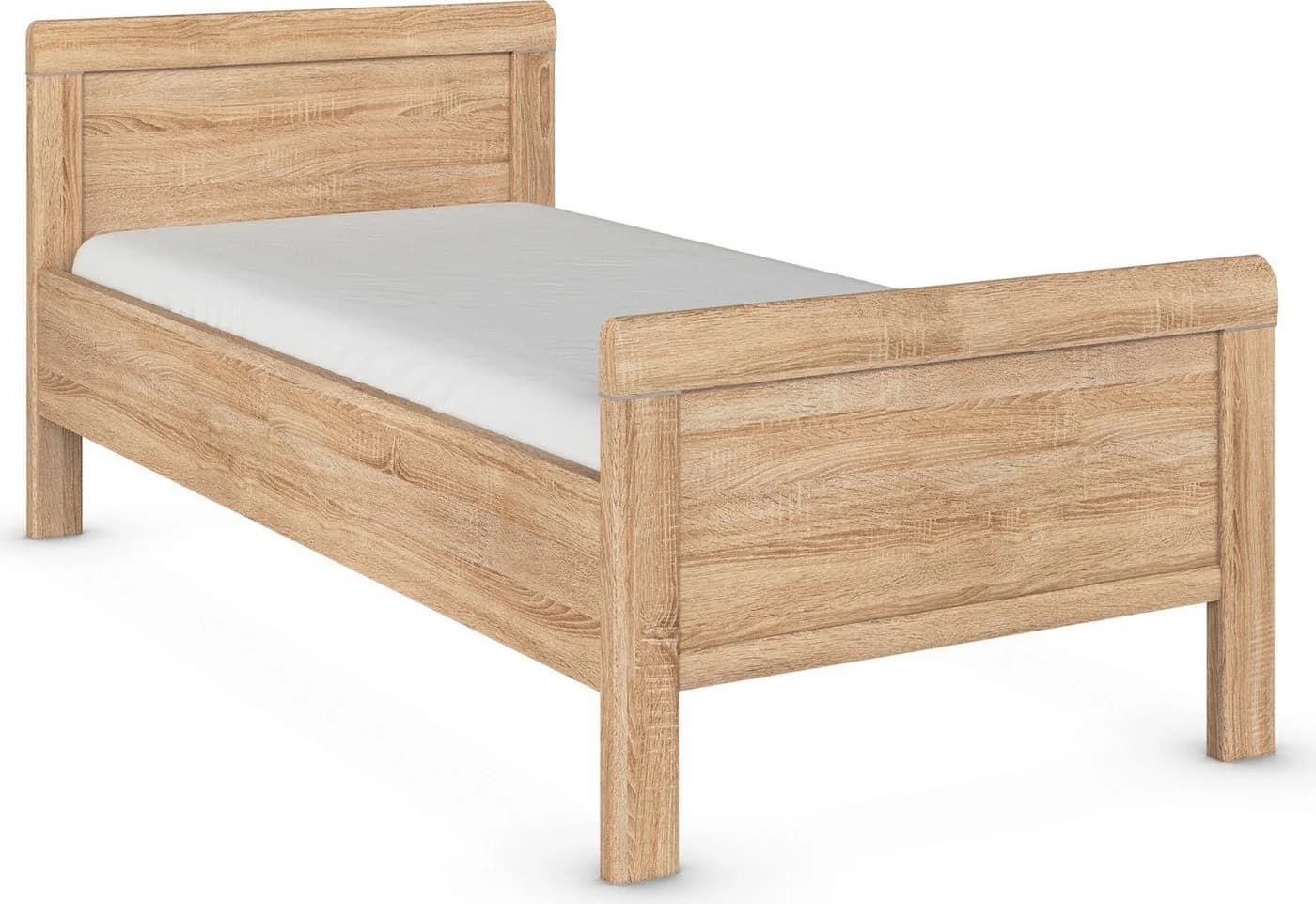 Rauch Bett Evelyn Einzelbett Eiche Sonoma Braun - Bild 2