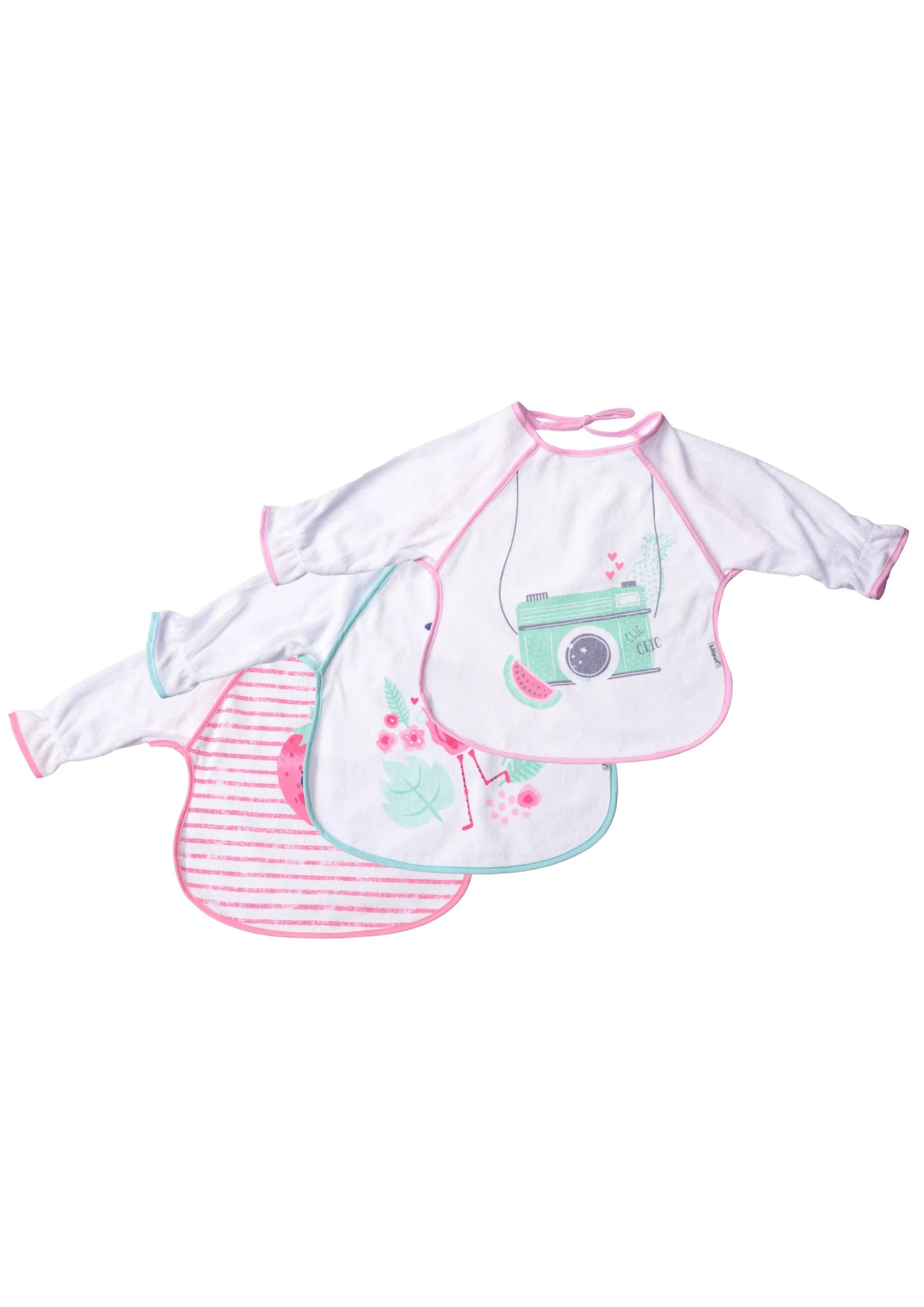 Liliput Ärmellätzchen 3er Pack Weiß Baumwolle Polyester