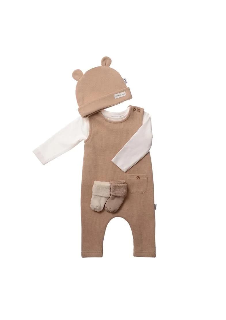 Liliput Erstausstattungspaket Mädchen Gr. 62 Beige/Weiß 100% Baumwolle