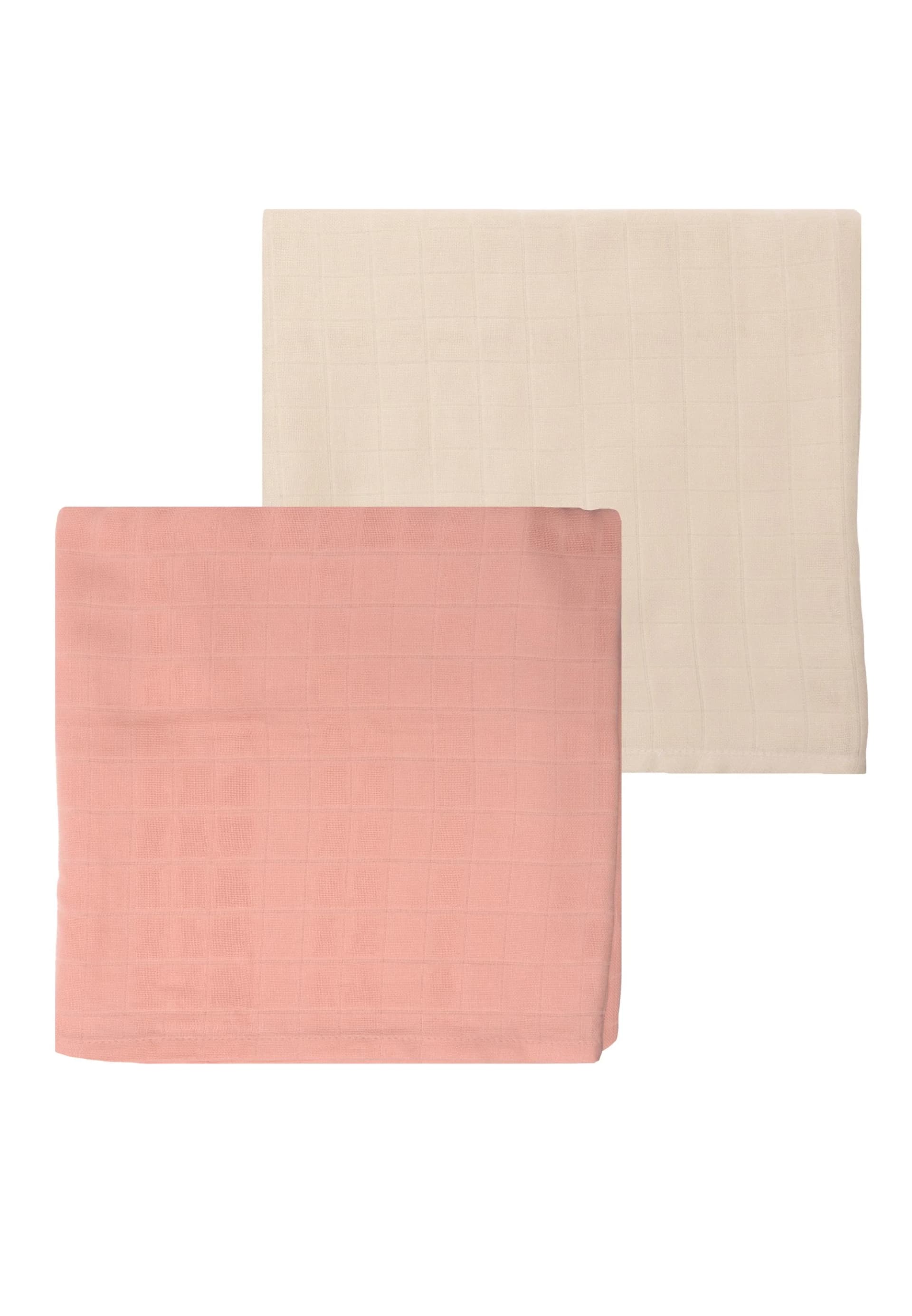 LILIPUT Spucktuch Uni Bambus-Viskose Baumwolle 80x80 cm Doppelpack