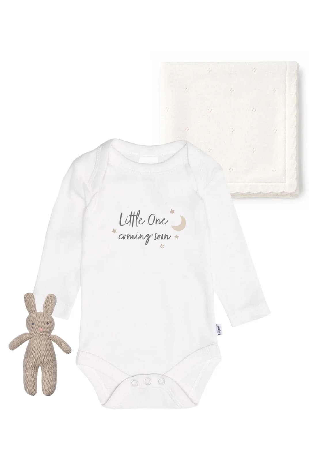 Liliput Erstausstattungspaket Little One Coming Soon 3-teilig Baumwolle